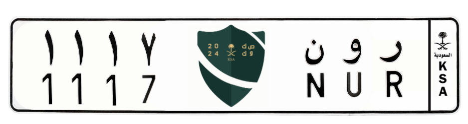 لوحة ر و ن 1117